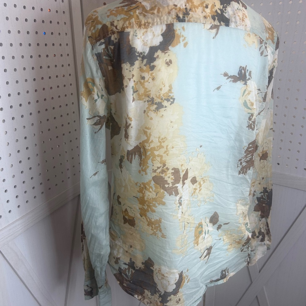 Talbots Multicolor Patterned Blouse - image 7